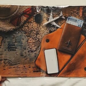 Elegant Tan Leather Travel Case